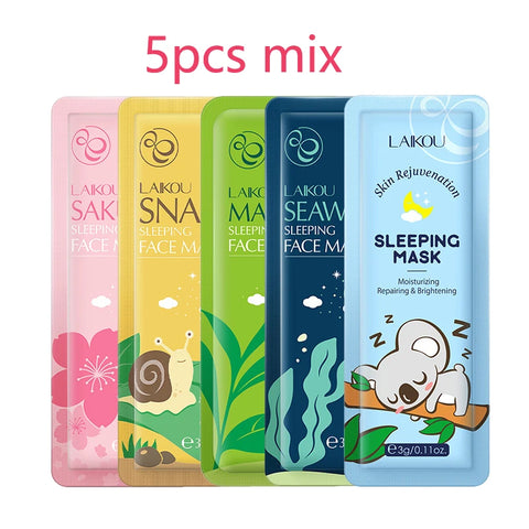 Seaweed Centella Snail Collagen Sleeping Mask Nourishing Skin Care Face Mask