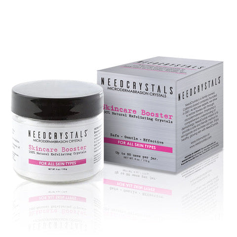 Microdermabrasion Crystals DIY Exfoliating Facial Scrub Skin Care, 4 Oz Size 120 Grit.