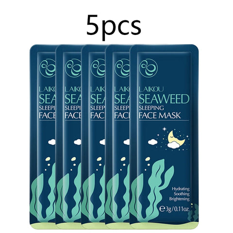 Seaweed Centella Snail Collagen Sleeping Mask Nourishing Skin Care Face Mask