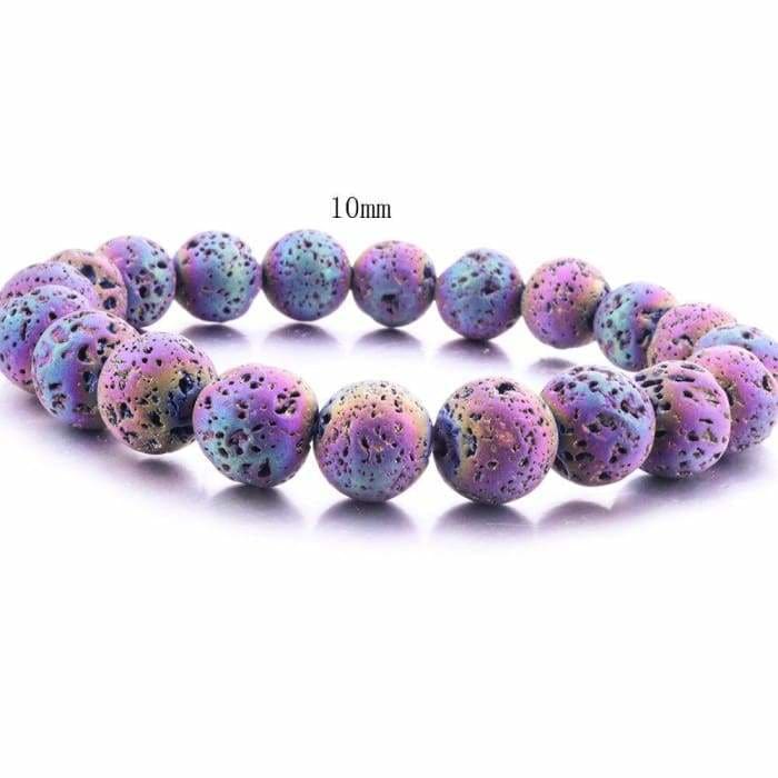 Lava Stone Essential Oil Bracelet- Space Rock