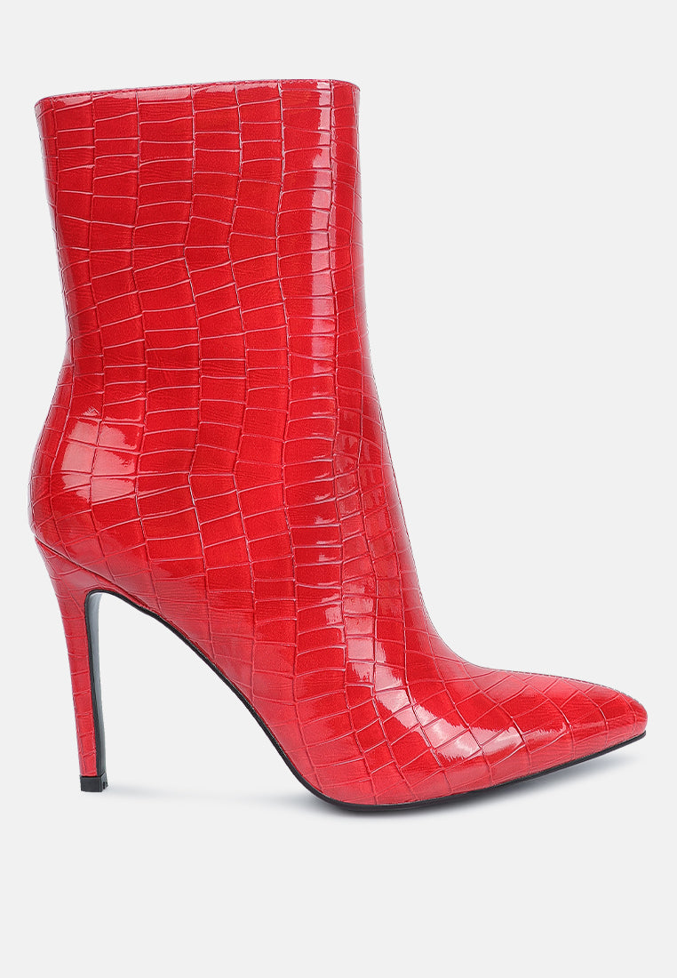Momoa High Heel Ankle Boots