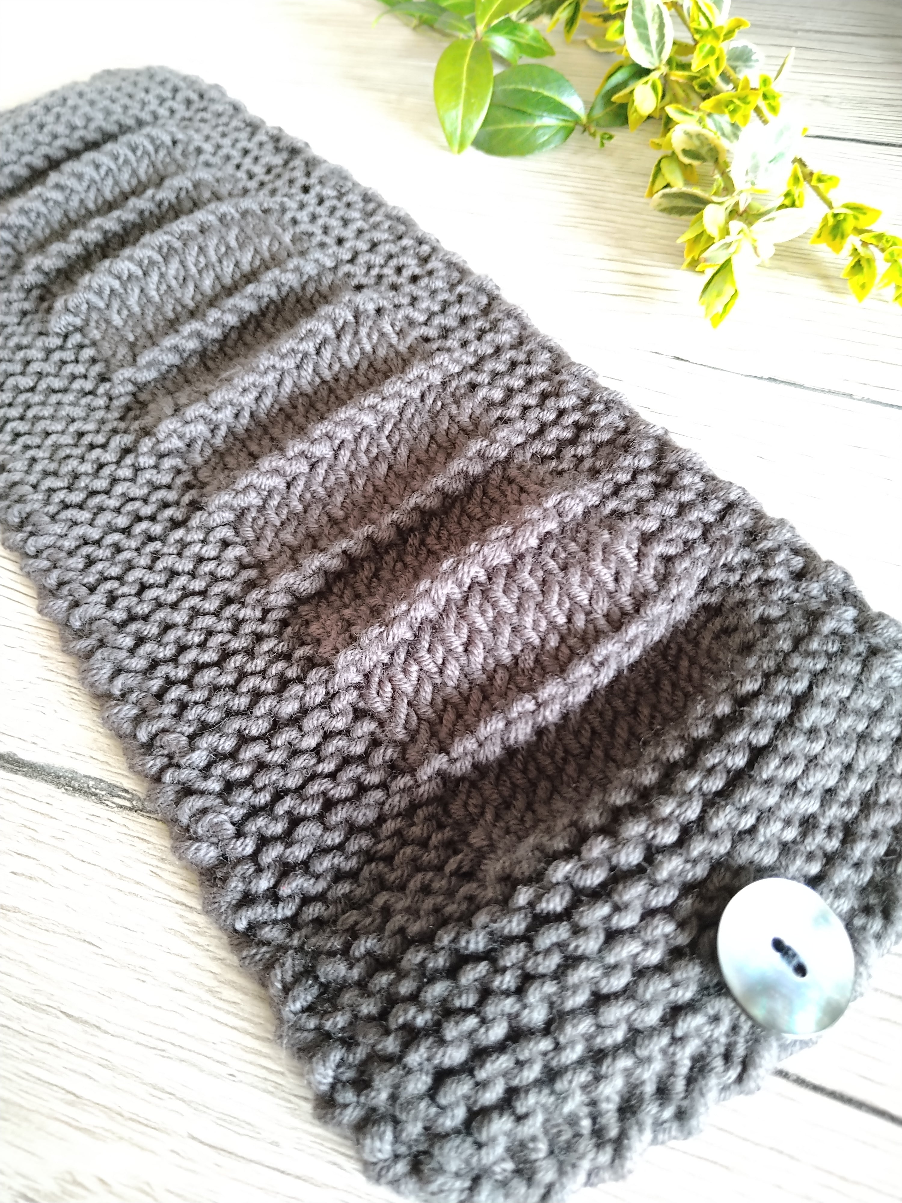 Mocca Knitted Scarf