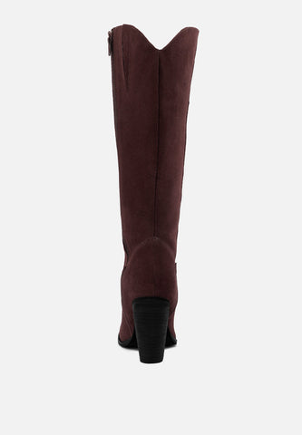 GREAT-STORM  Leather Calf Boots