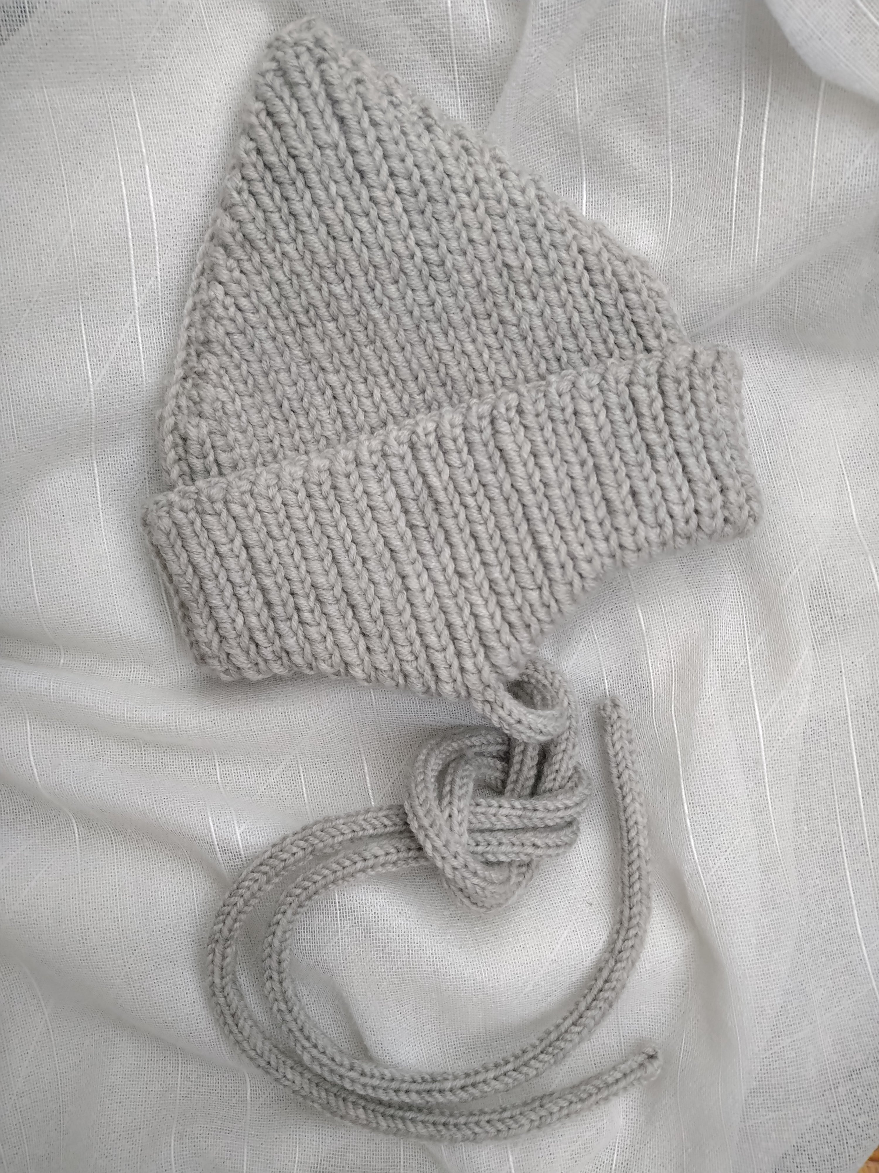 Crocheted Pointy Hat for Newborns