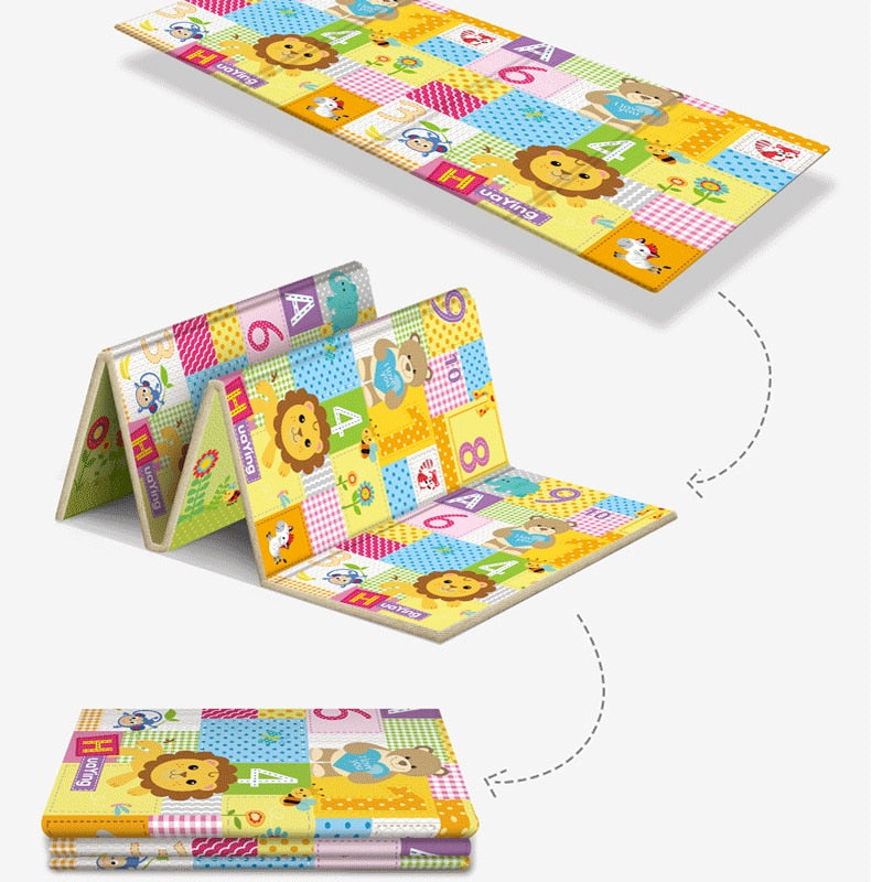 Foldable Baby Play Mat Thickened Tapete Infantil Home Baby Room Decor Children Play Puzzle Mat Toys XPE Thickness