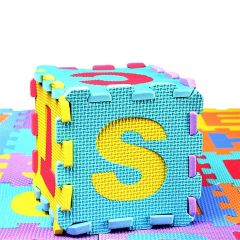 36pcs/Set EVA Baby Foam Clawling Mats Puzzle Toys for Kids Floor Play Mat Educational Number Letter Childrens Carpet 15.5*15.5cm