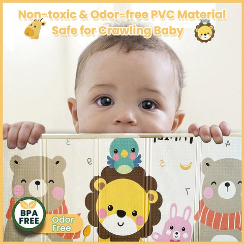 Infant Shining Baby Play Mat Puzzle Children's Mat Thickened Tapete Infantil Baby Room Crawling Pad Folding Mat Baby Carpet