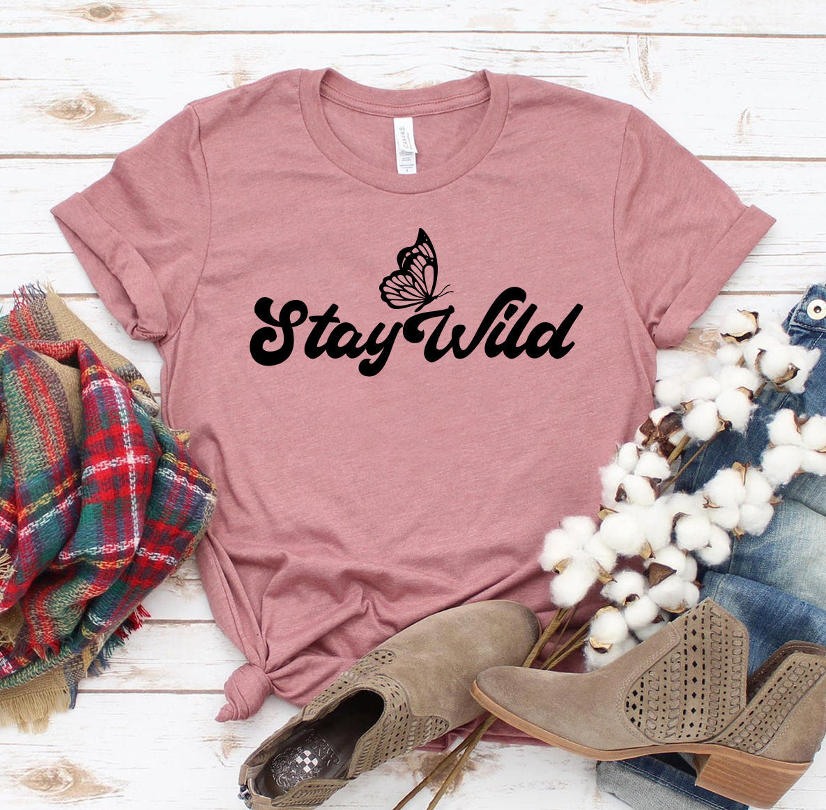 Stay Wild Butterfly T-Shirt