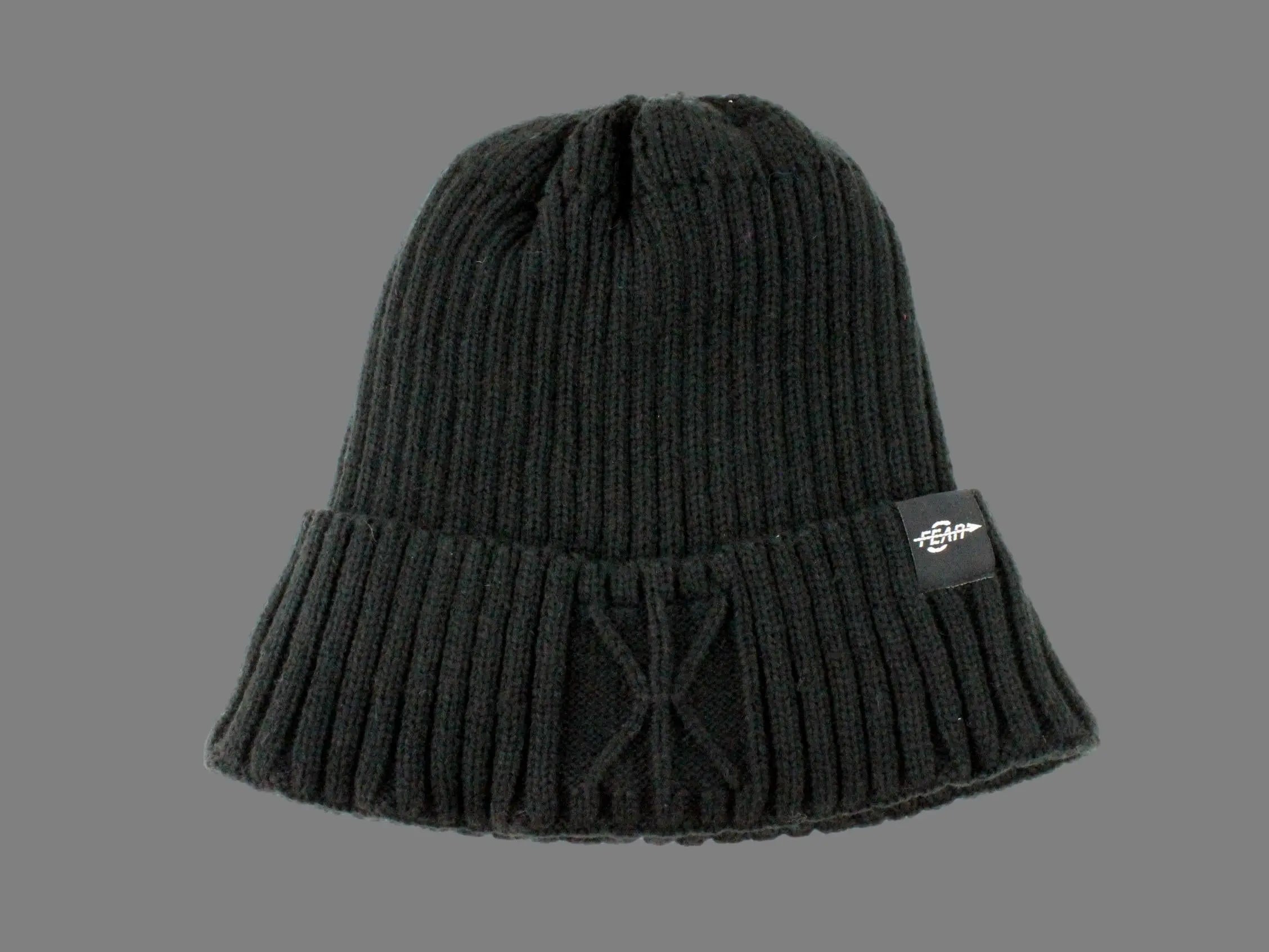 Fear0 NJ Warmest Watch Cap Black Plush Insulated Tactical Beanie Hat