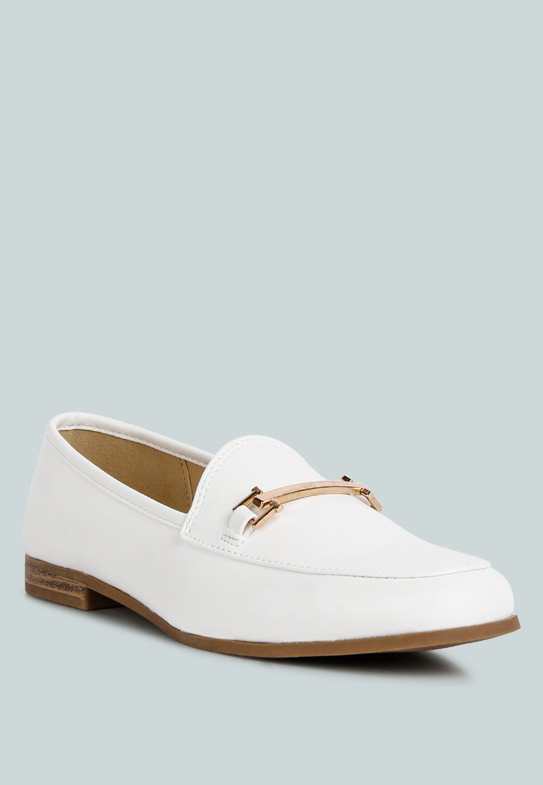 Zaara Solid Faux Suede Loafers