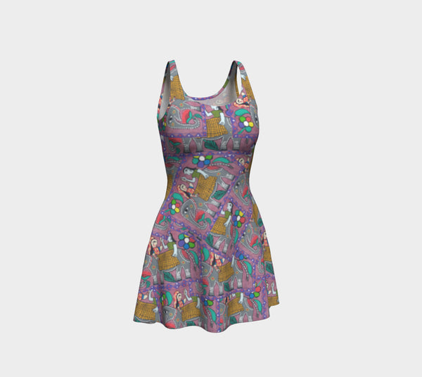Ethnic Artistry Flare Dress - Epethiya